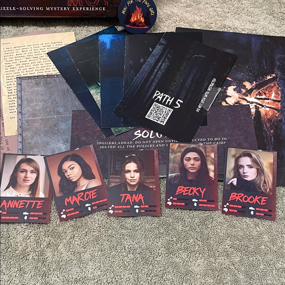 : The Final Girl Puzzle Box - Black & Red - Picture 4 of 6